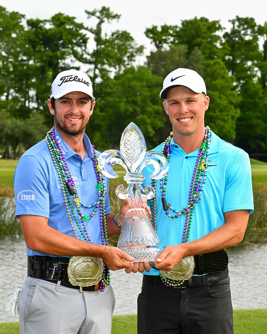 Zurich Classic Champion buckle won by Davis Riley and Nick Hardy and